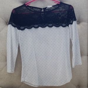 Polka dot top